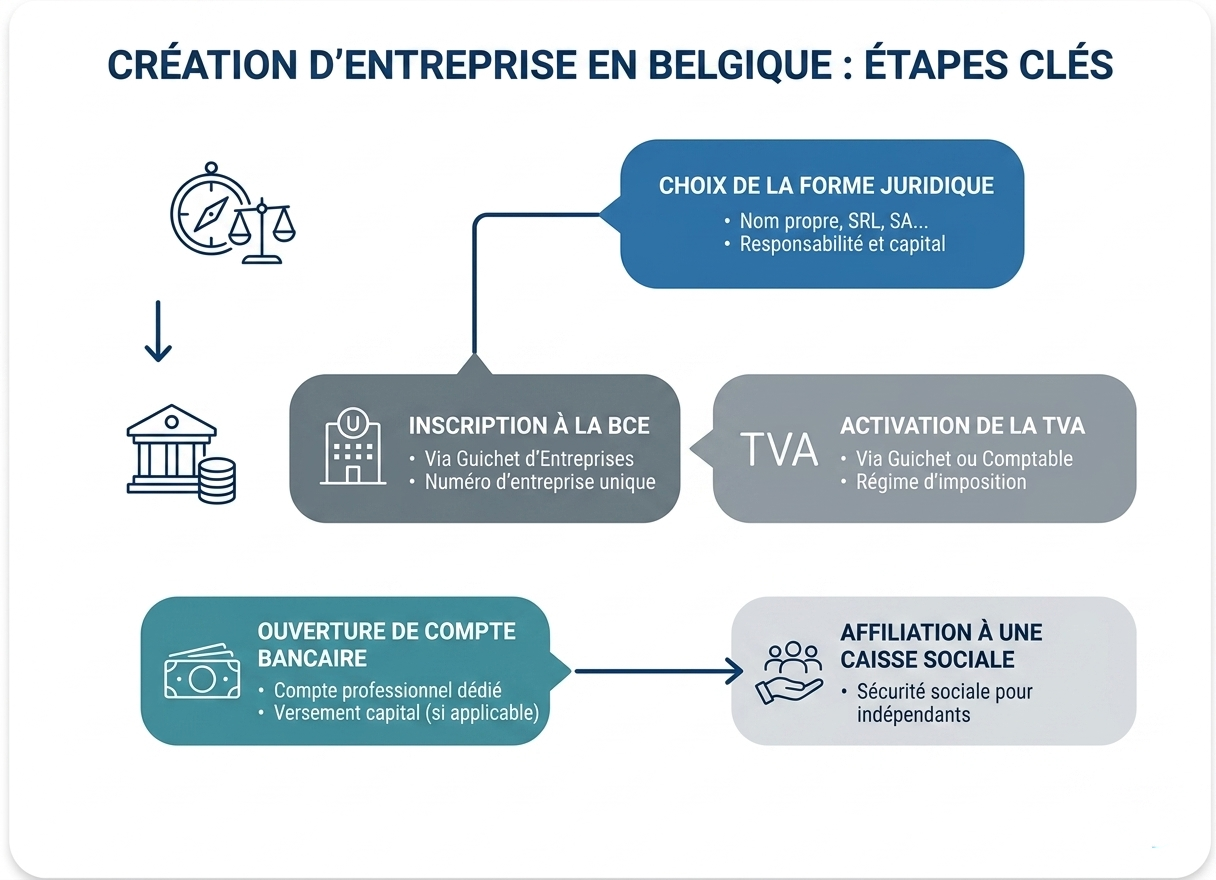 Étapes de création d'entreprise — MFinances